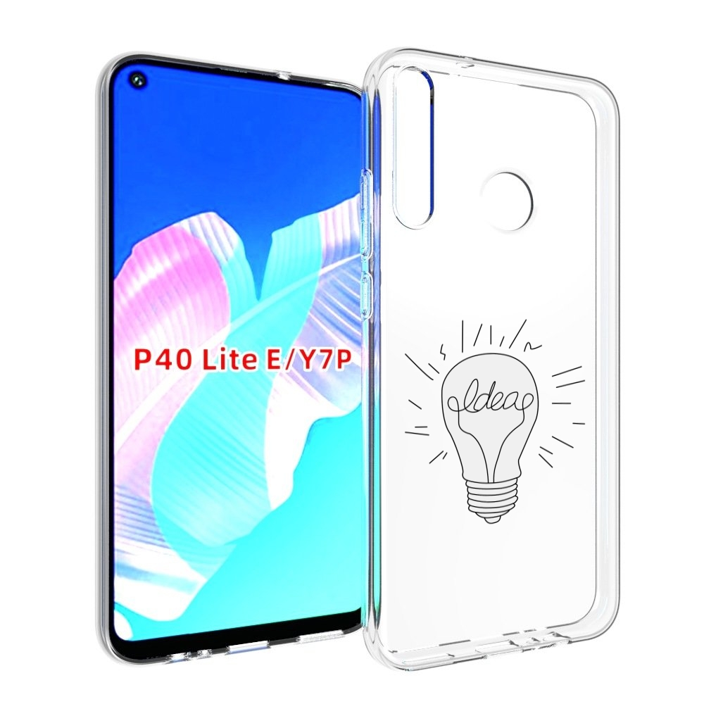 Чехол бампер MyPads лампочка-с-идеей для Huawei P40 Lite E