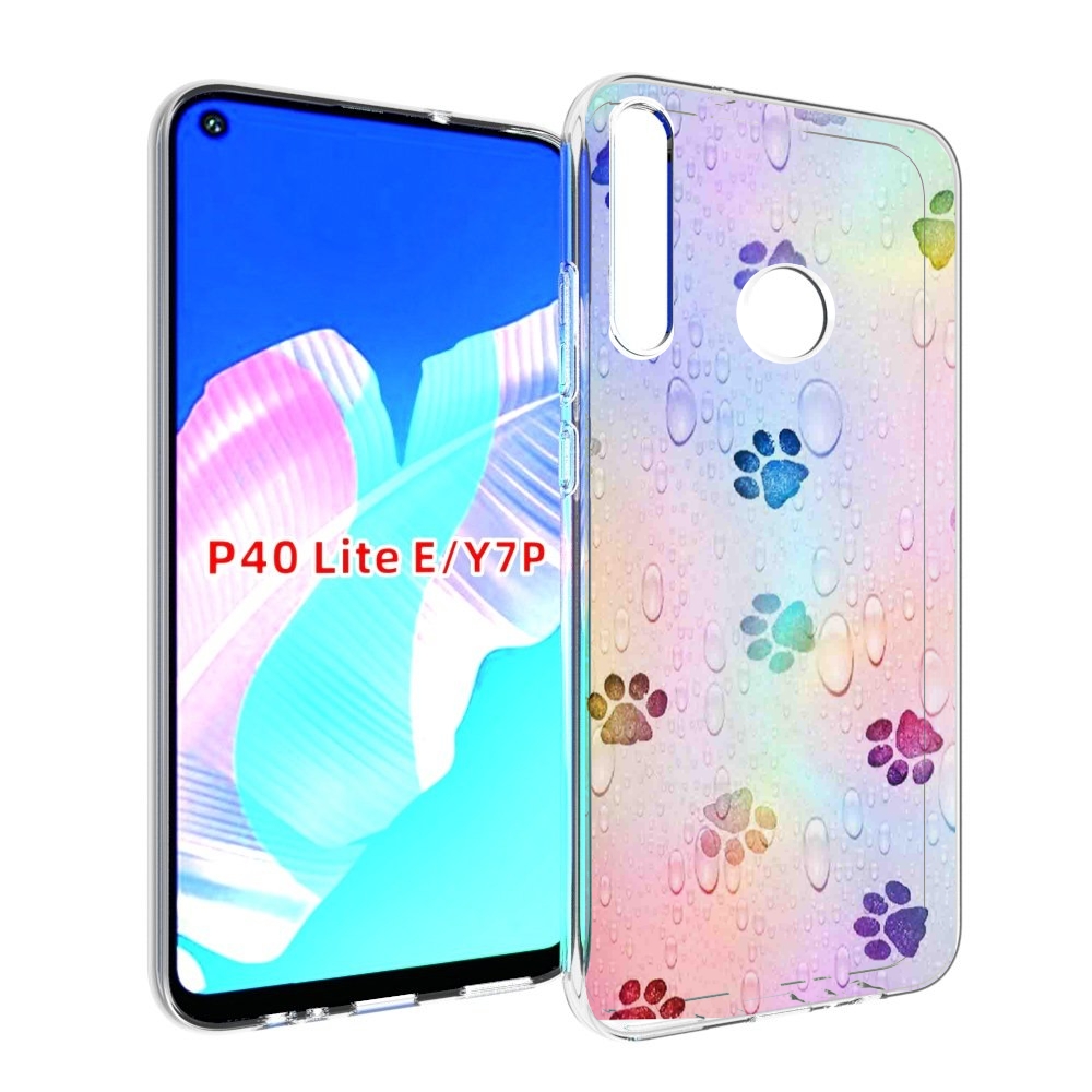 

Чехол бампер MyPads лапки для Huawei P40 Lite E, Прозрачный, Tocco