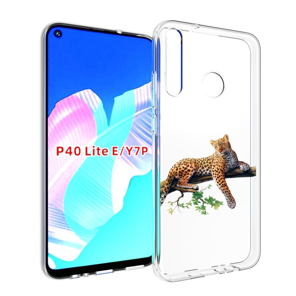 

Чехол бампер MyPads леопард-на-дереве детский для Huawei P40 Lit, Прозрачный, Tocco