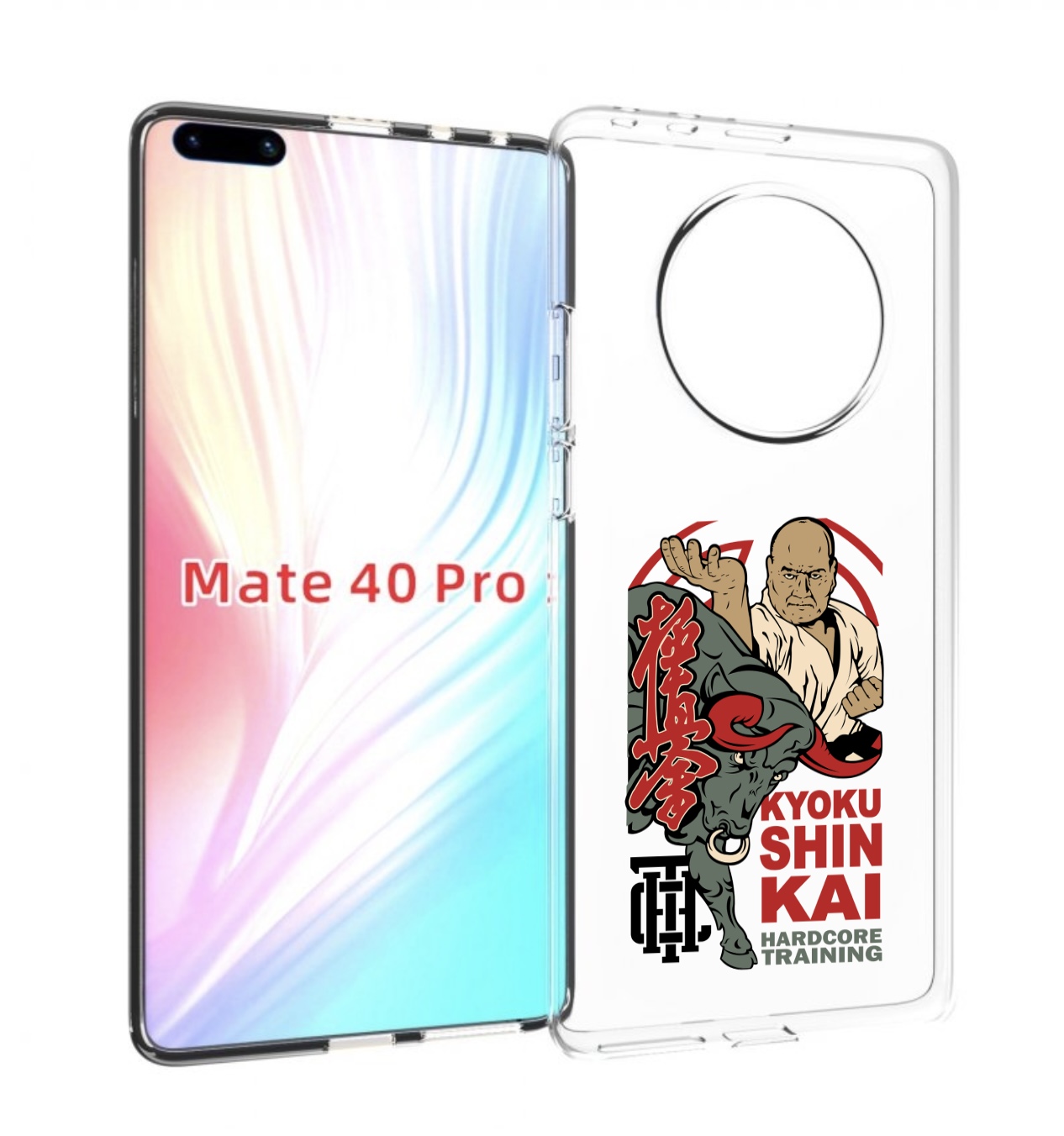 

Чехол MyPads единоборства рисунок для Huawei Mate 40 Pro (NOH-NX9), Прозрачный, Tocco