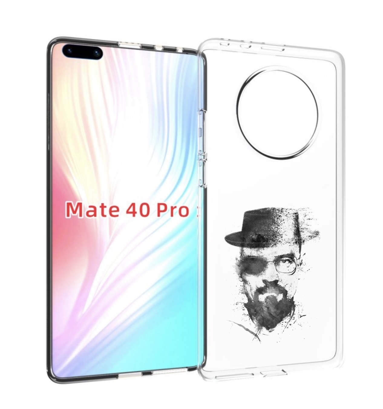 

Чехол MyPads загадочный человек для Huawei Mate 40 Pro (NOH-NX9), Прозрачный, Tocco