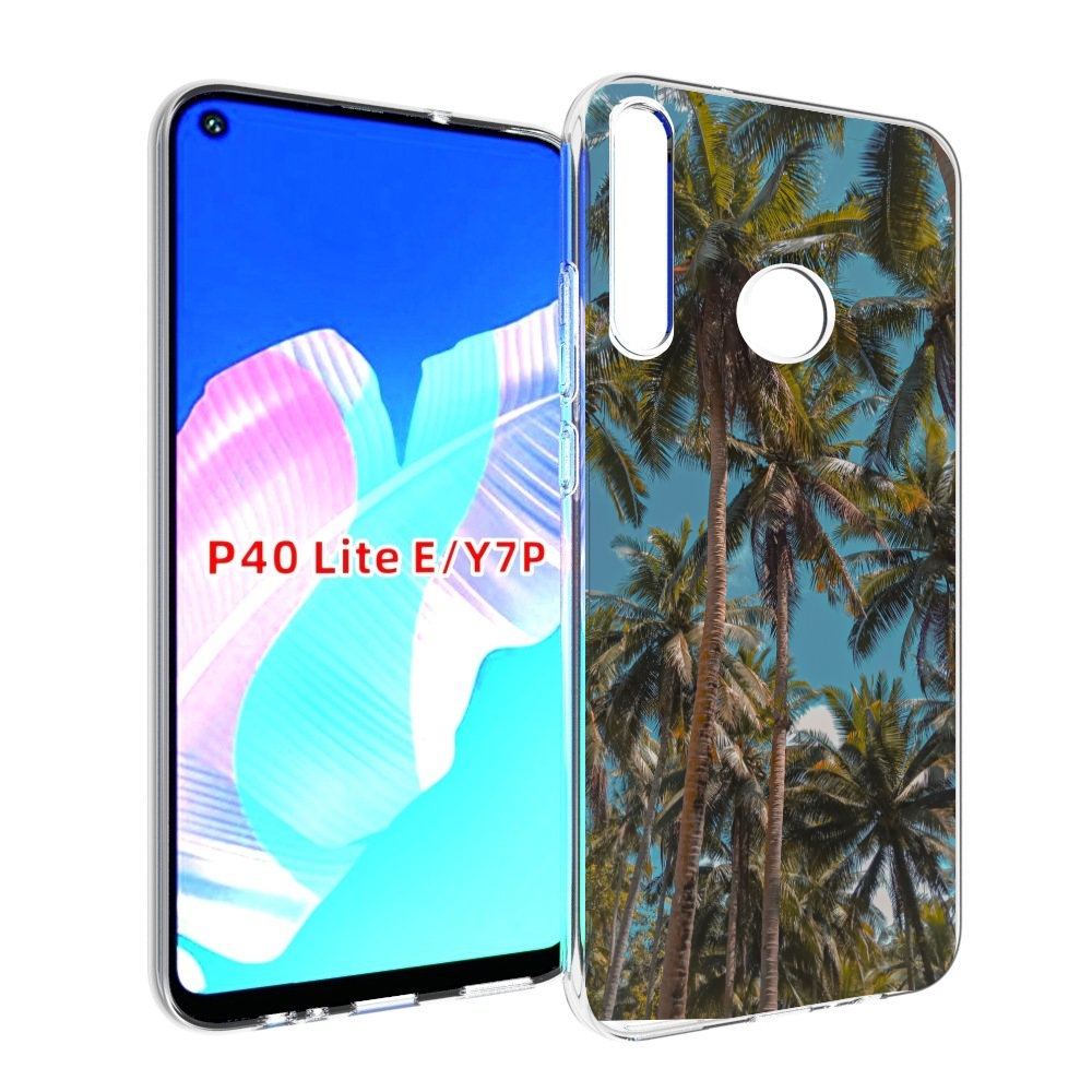

Чехол бампер MyPads летние пальмы для Huawei P40 Lite E, Прозрачный, Tocco