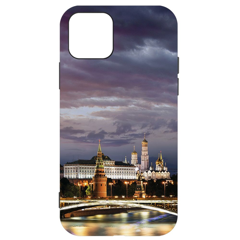 

Чехол-накладка Krutoff Soft Case Россия, Московский Кремль для iPhone 11 Pro черный