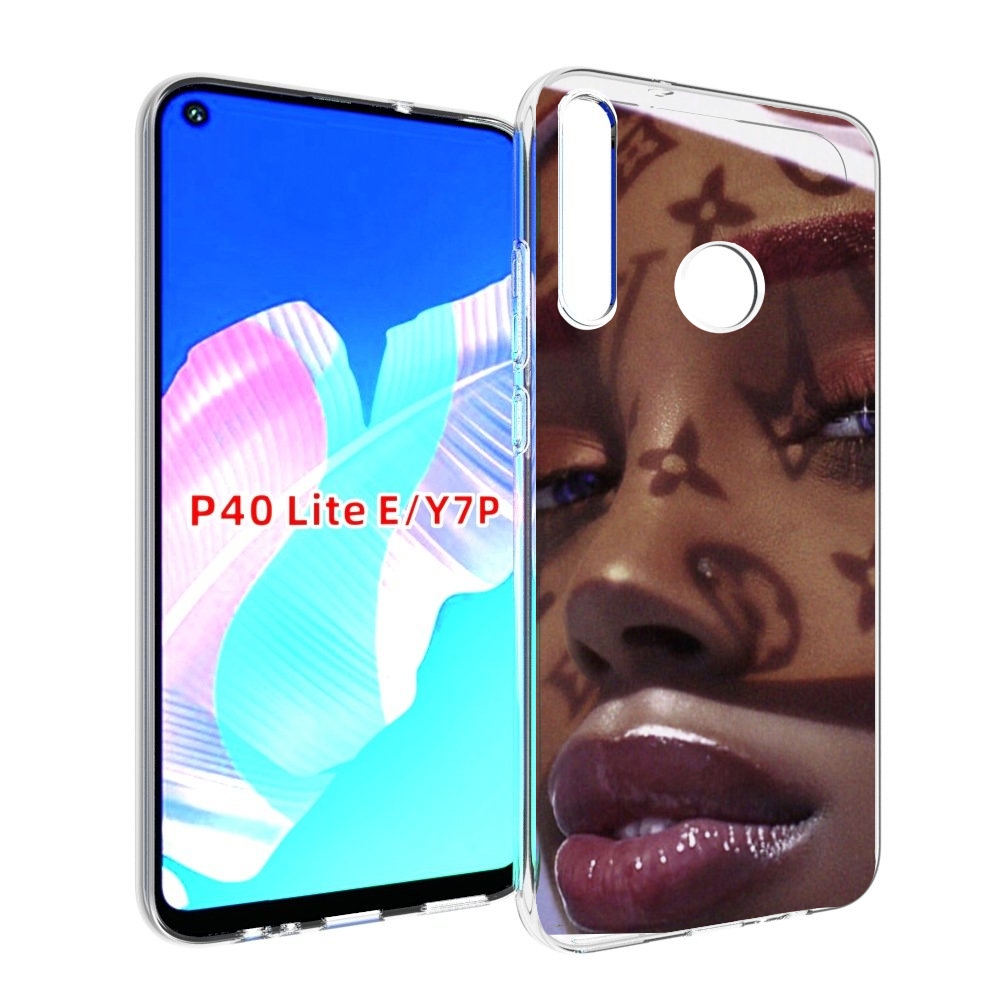 

Чехол бампер MyPads лицо девушки тень женский для Huawei P40 Lit, Прозрачный, Tocco