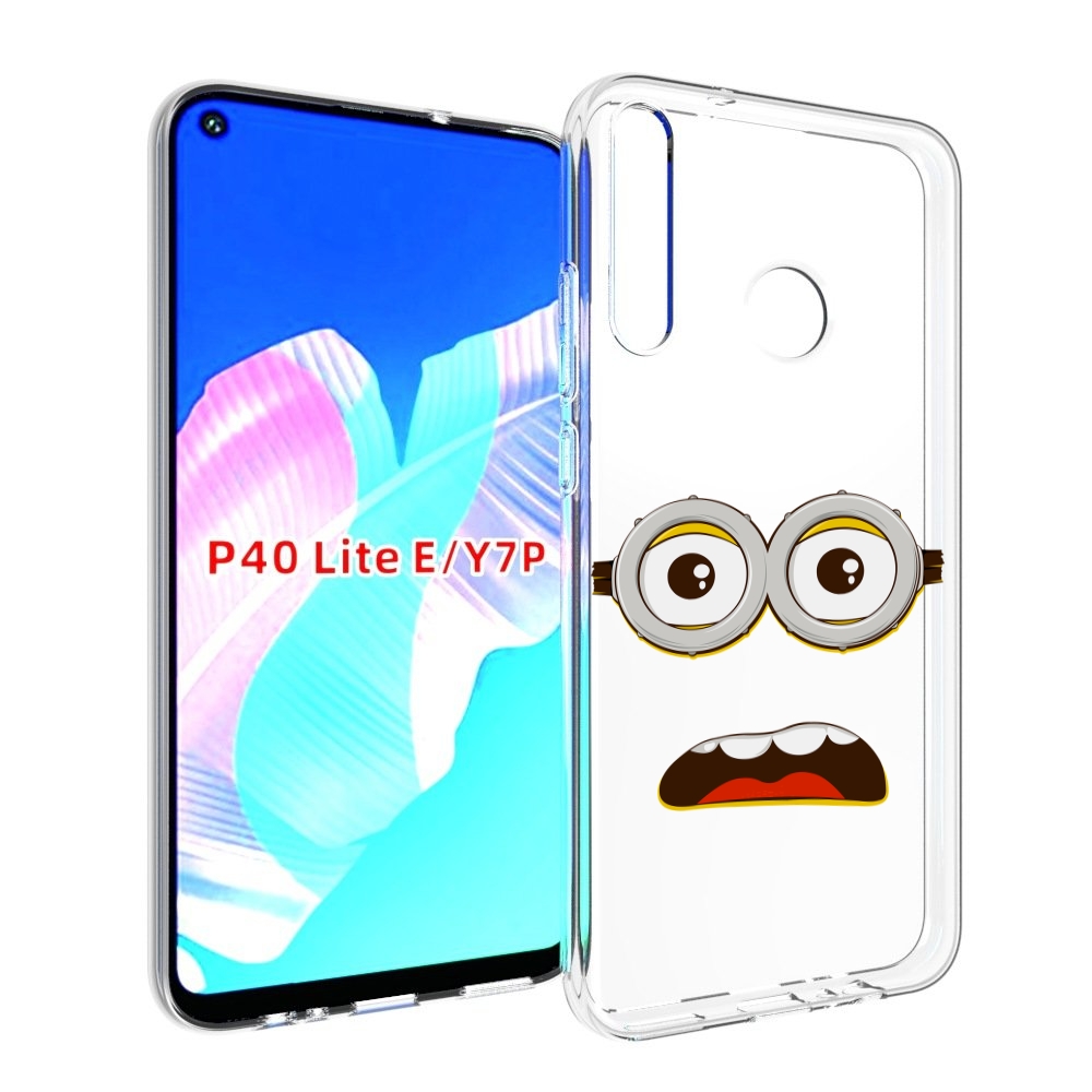 

Чехол бампер MyPads лицо-миньона для Huawei P40 Lite E, Прозрачный, Tocco