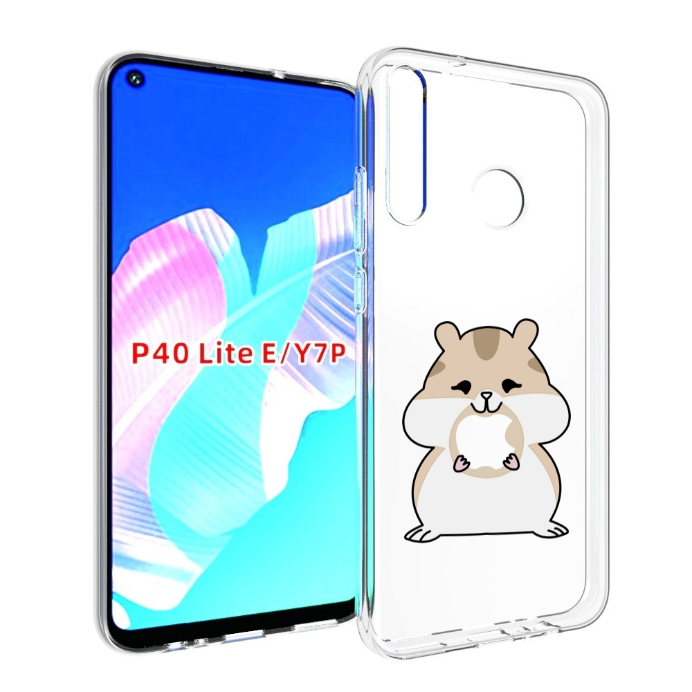 

Чехол бампер MyPads любитель-яблок детский для Huawei P40 Lite E, Прозрачный, Tocco