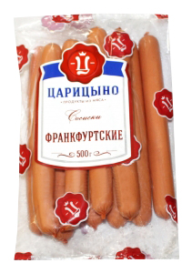 

Сосиски Царицыно Франкфуртские 500 г