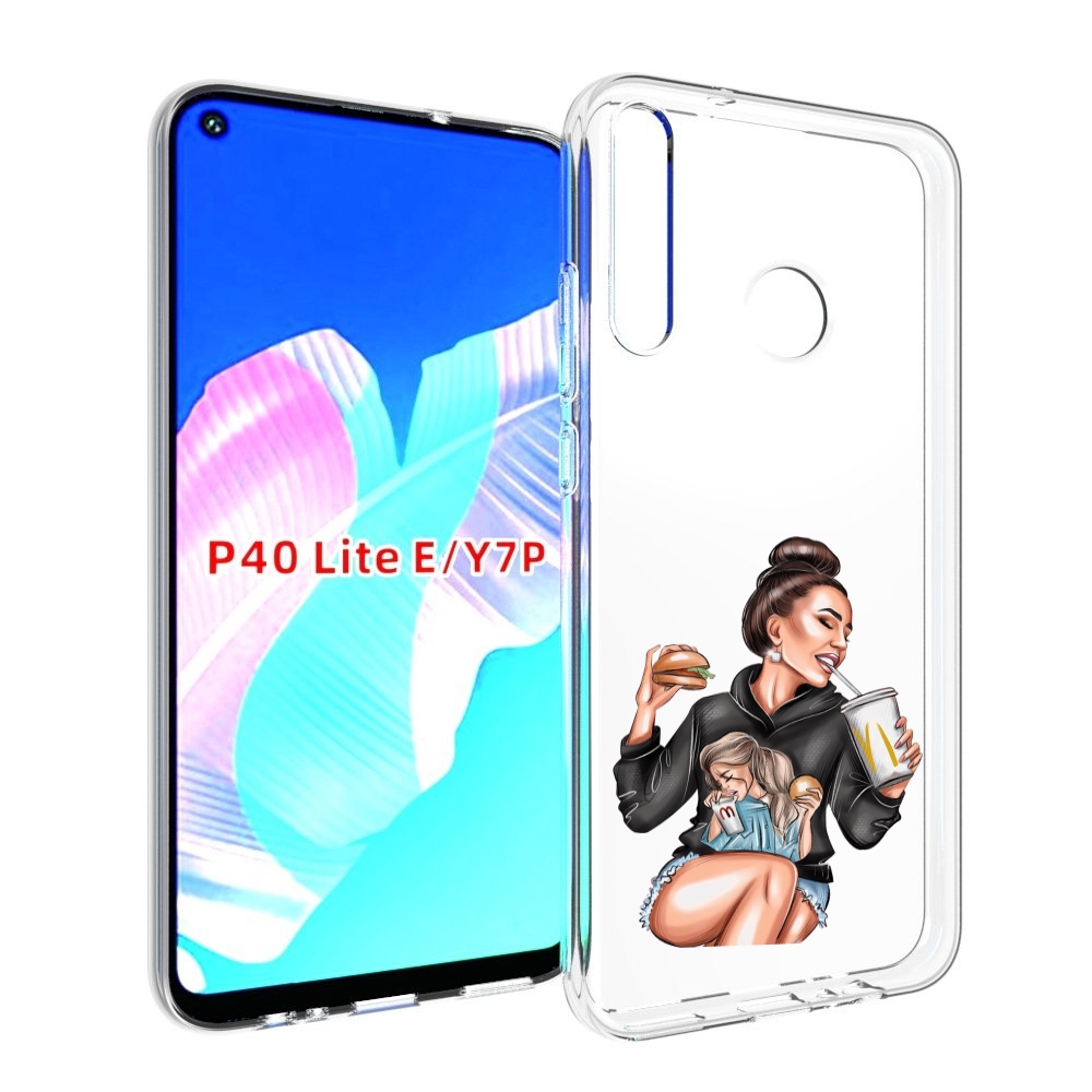 

Чехол бампер MyPads любительница-макдональдс женский для Huawei, Прозрачный, Tocco