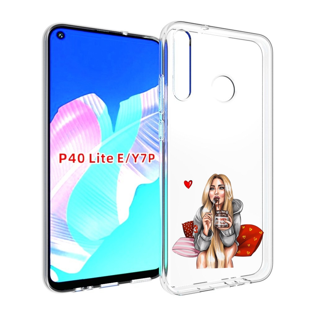 

Чехол бампер MyPads любительница-нутеллы женский для Huawei P40, Прозрачный, Tocco
