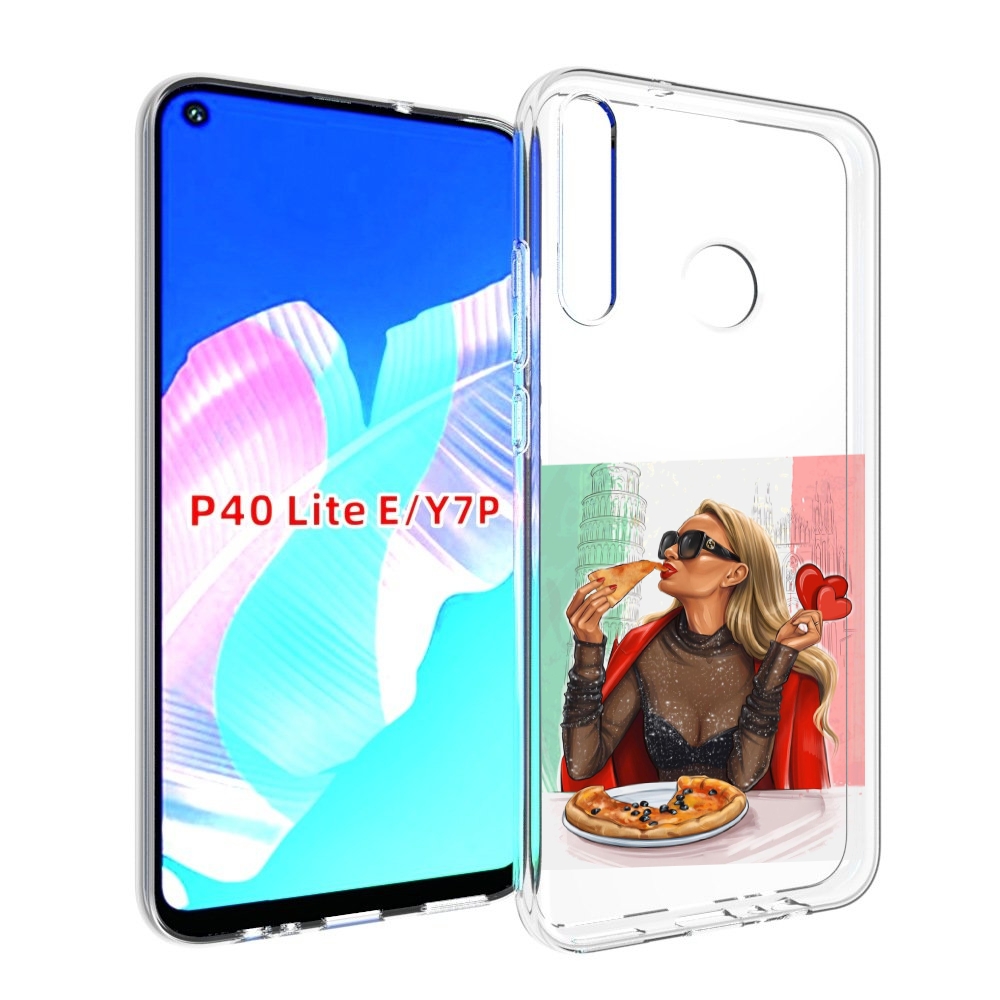 

Чехол бампер MyPads любительница-пиццы женский для Huawei P40 Li, Прозрачный, Tocco