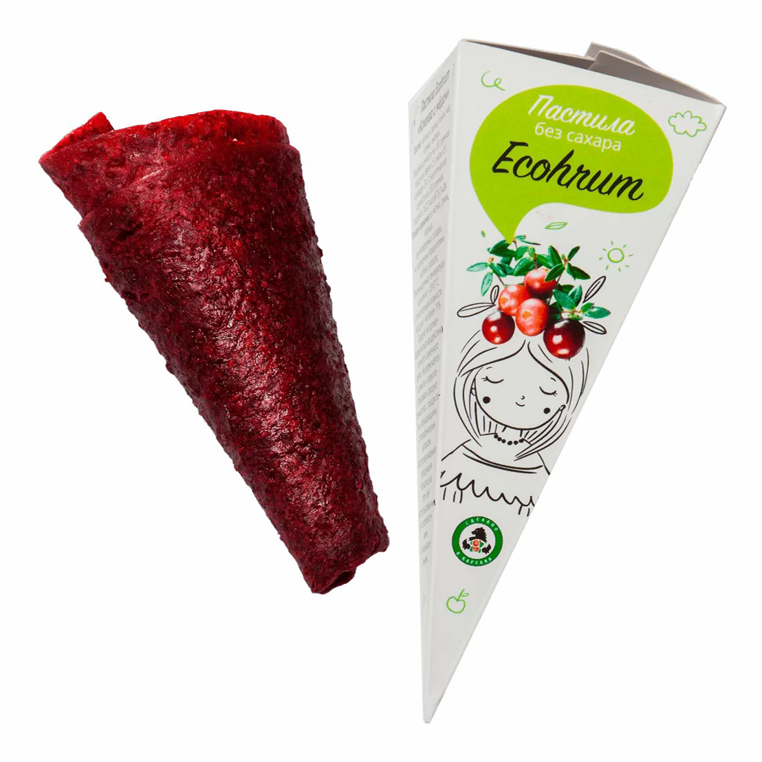 

Пастила Ecohrum Клюква 20 г
