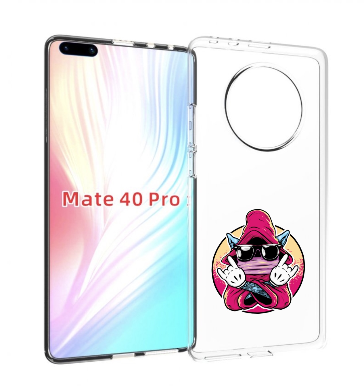 

Чехол MyPads йоу для Huawei Mate 40 Pro (NOH-NX9), Прозрачный, Tocco