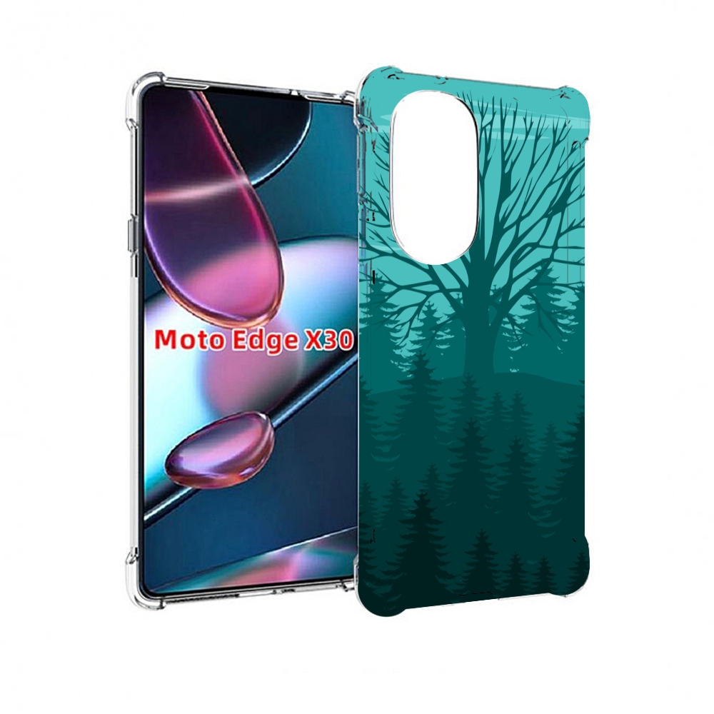 

Чехол MyPads Лес для Motorola Moto Edge X30, Прозрачный, Tocco