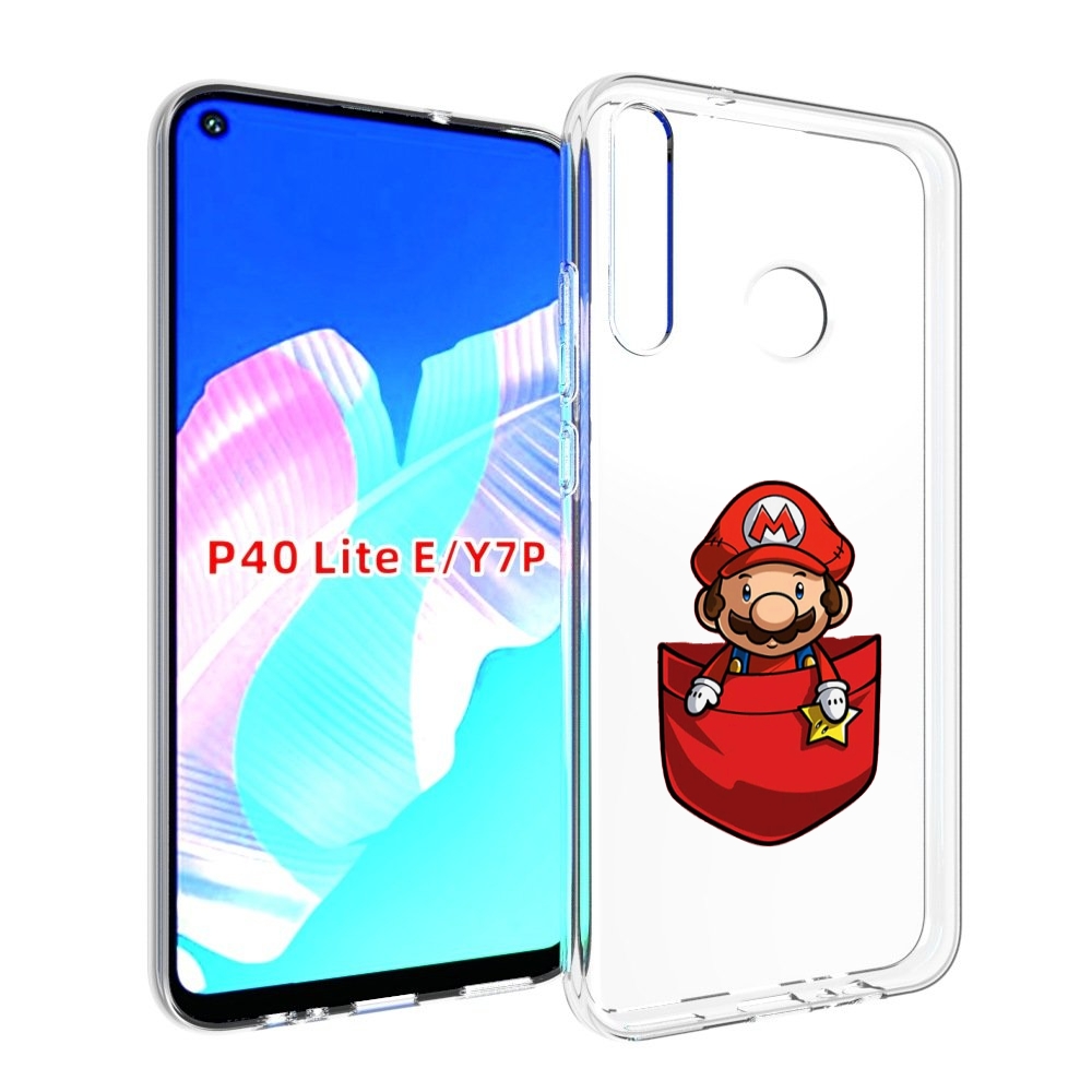 

Чехол бампер MyPads марио в кармашке детский для Huawei P40 Lite, Прозрачный, Tocco