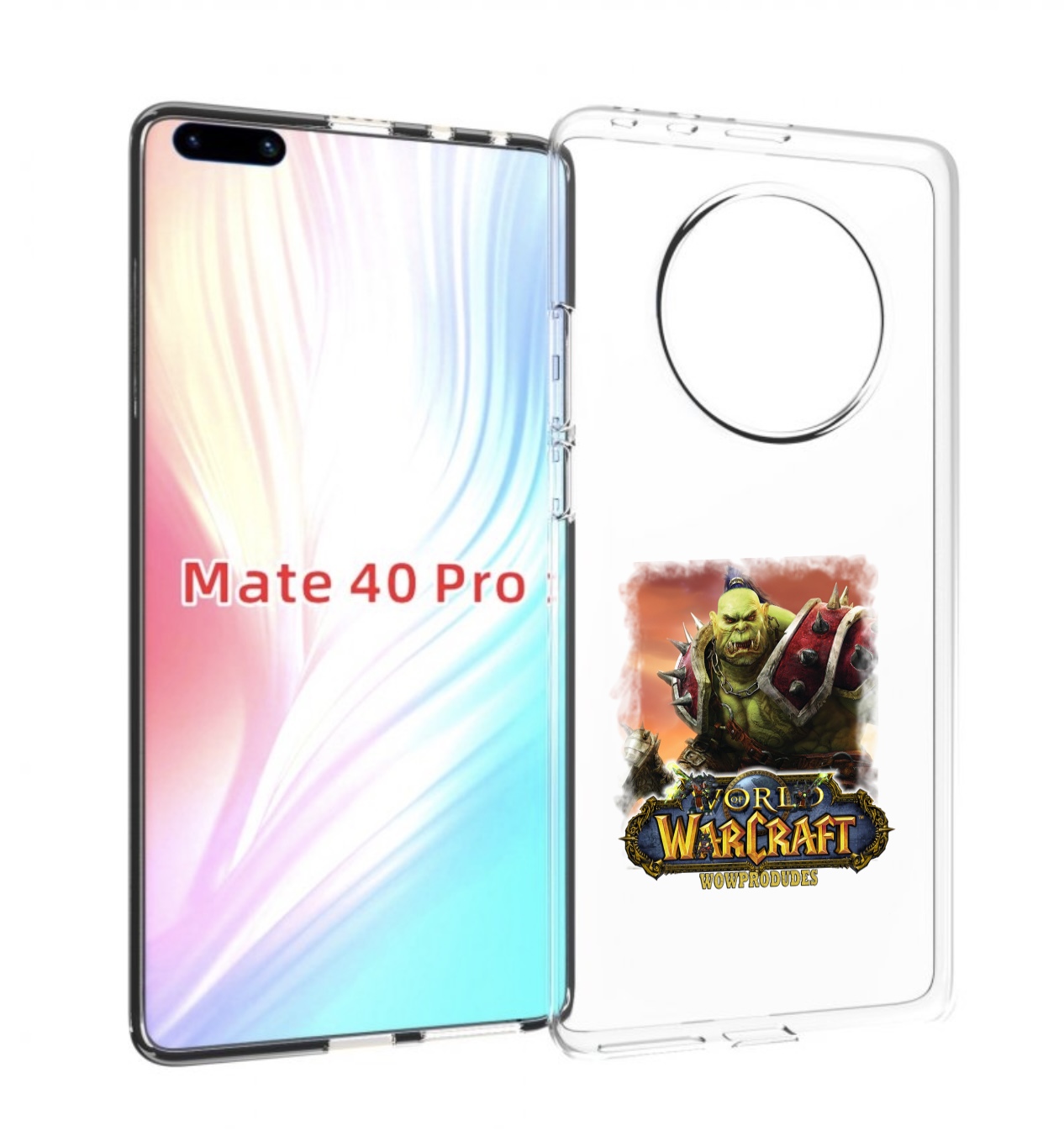 

Чехол MyPads Варкрафт для Huawei Mate 40 Pro (NOH-NX9), Прозрачный, Tocco