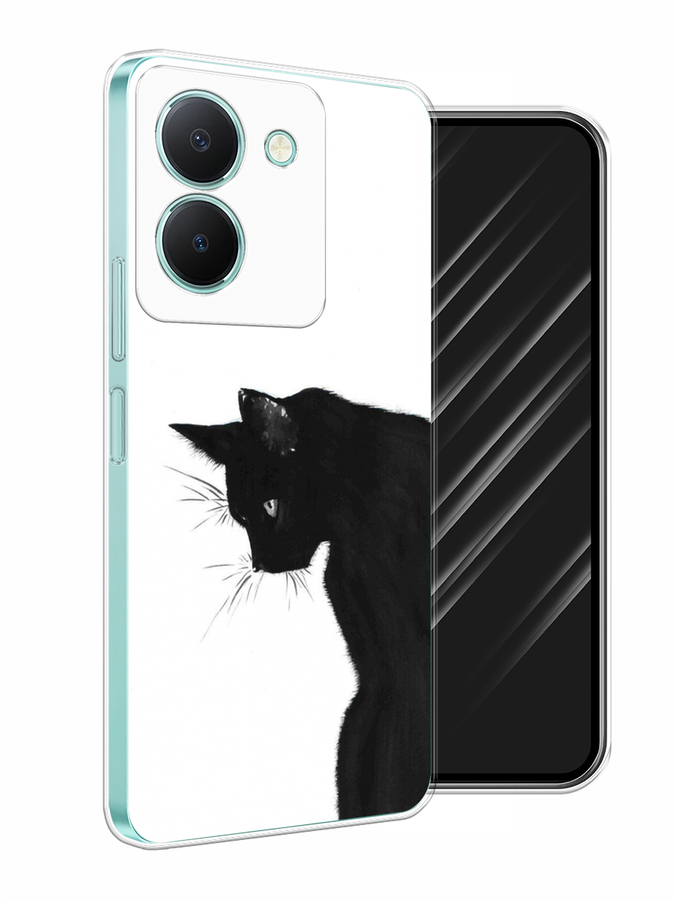 

Чехол Awog на Vivo Y36 "Black cat", Черный;белый, 268950-1