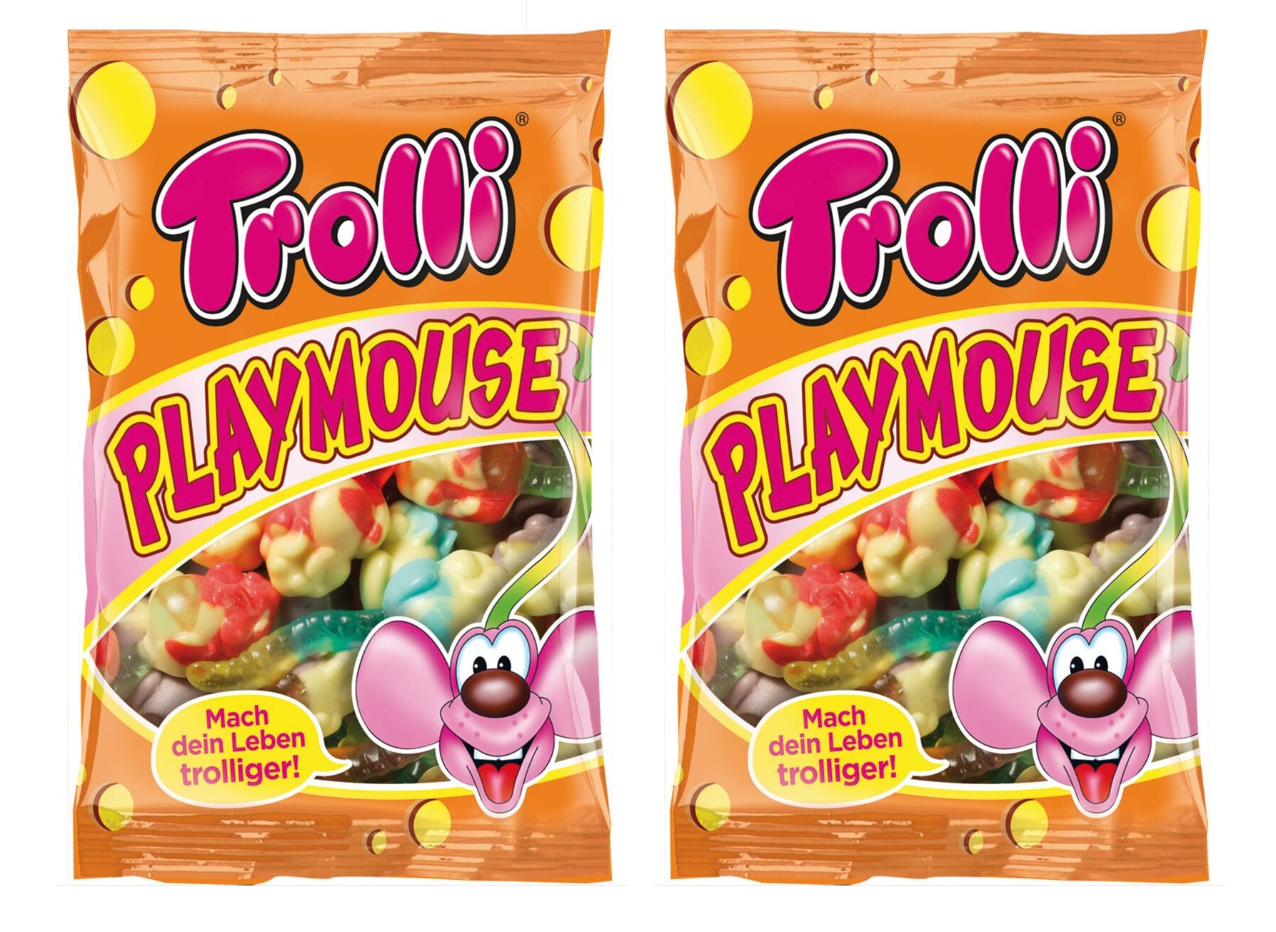 фото Мармелад жевательный trolli playmouse мышки, 100г х 2 шт