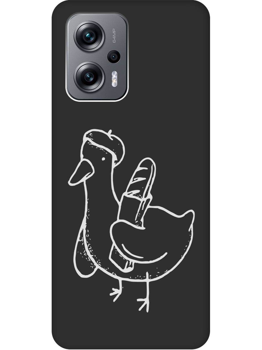 

Силиконовый чехол на Poco X4 GT, Xiaomi Redmi Note 11T Pro/11T Pro+ с принтом 916456, Черный;белый;серый, 740187712
