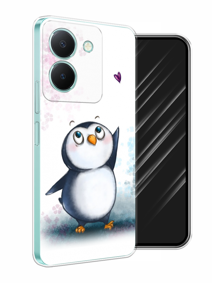 

Чехол Awog на Vivo Y36 "Пингвин и сердечко", Белый, 268950-1