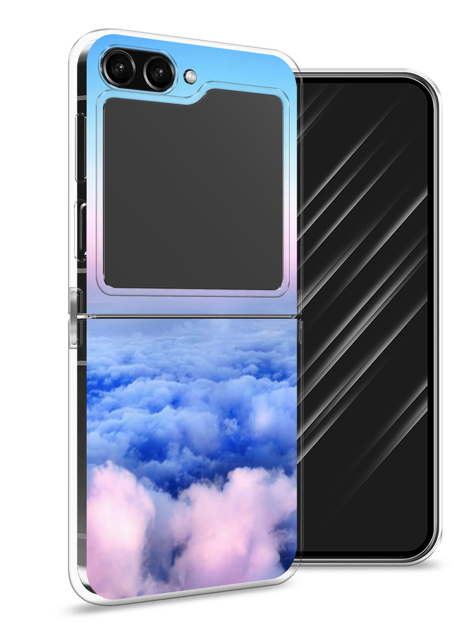 

Чехол Awog на Samsung Galaxy Z Flip 5 "Облака", Голубой;розовый;бирюзовый, 2108350-1