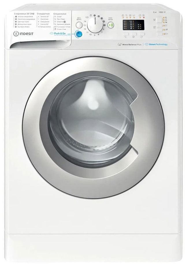 Стиральная машина Indesit BWSA 61051 WSV RU белый