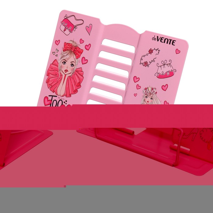 

deVENTE Подставка для книг металлическая 200 х 190 мм, deVENTE Too Cute Girl, вес 500 г, с, Розовый