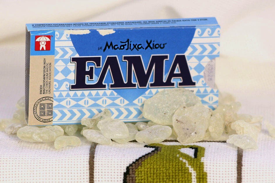 Жевательная резинка ELMA Dental без сахара синяя 1 блистер, 100 г