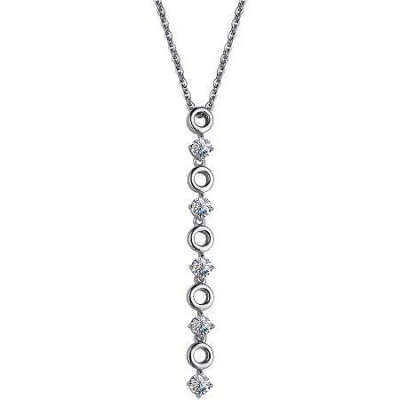 

Колье с 5 кристаллами swarovski из серебра 45 см Алкор серебро 06-2540_00СВ-00, 06-2540_00СВ-00