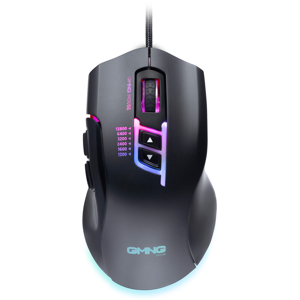 

Проводная игровая мышь OKLICK GMNG XM004 черный, GMNG XM004