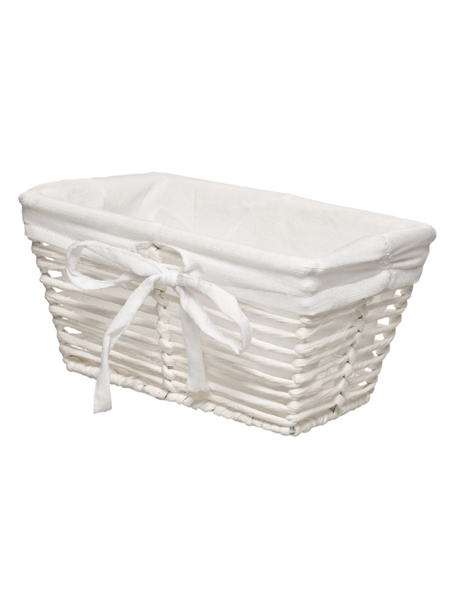 Корзина стеллажная трапеция Paper, Д310 Ш220 В160, белый