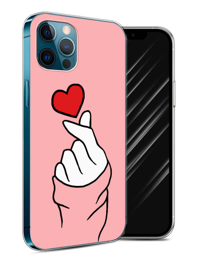 

Чехол Awog на Apple iPhone 12 / Айфон 12 "Милое сердечко", Разноцветный, 12550-7