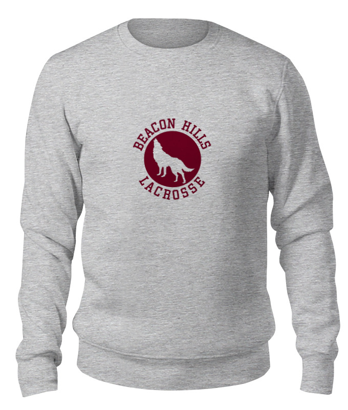 

Свитшот унисекс Printio Teen wolf - beacon hills серый XL, Teen wolf - beacon hills