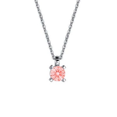 фото Колье с 1 кристаллом swarovski из серебра алкор серебро 06-2538_0св1-00 алькор