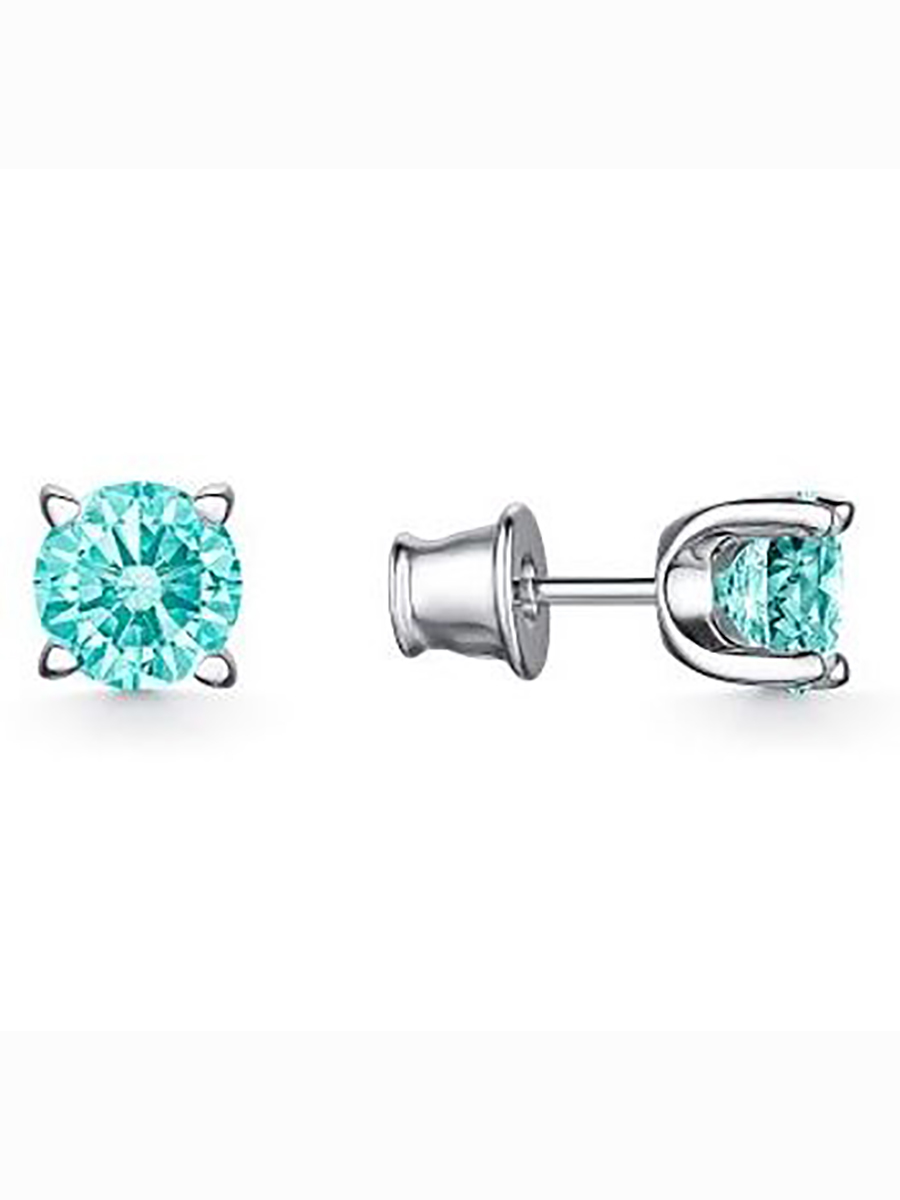 

Серьги с 2 кристаллами swarovski из серебра Алкор серебро 02-2627_0СВ9-00, 02-2627_0СВ9-00