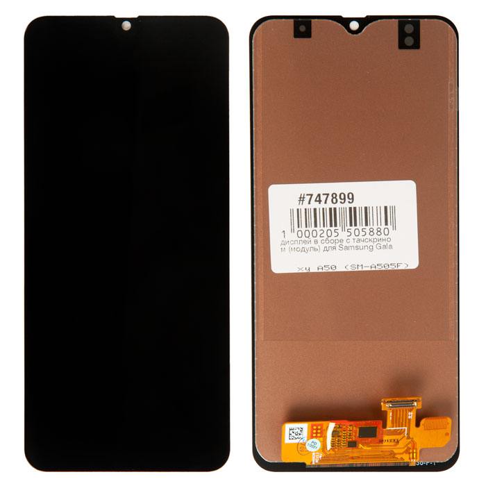 

Дисплей Rocknparts с тачскрином для Samsung Galaxy A50 черный In-Cell, A505F