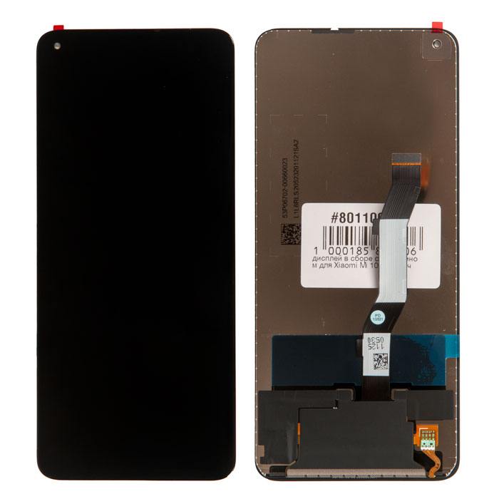 

Дисплей Rocknparts с тачскрином для Xiaomi Mi 10t OLED черный, Mi 10T Pro
