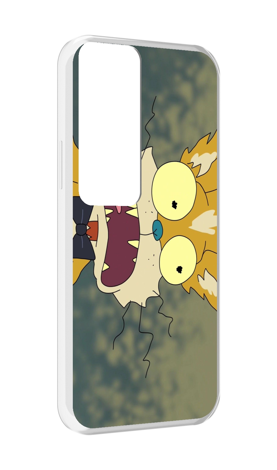 

Чехол MyPads пугливый кот для Tecno Pova Neo 2, Прозрачный, Tocco