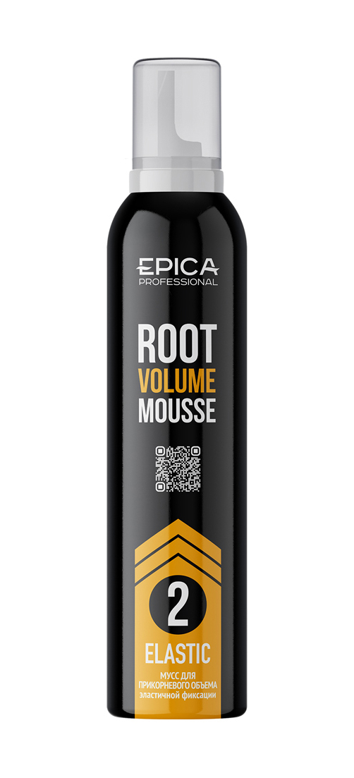 Мусс для прикорневого обьема Epica Professional Root Volume Mousse Elastic 250мл мусс для укладки sim sensitive ds volume 300 мл