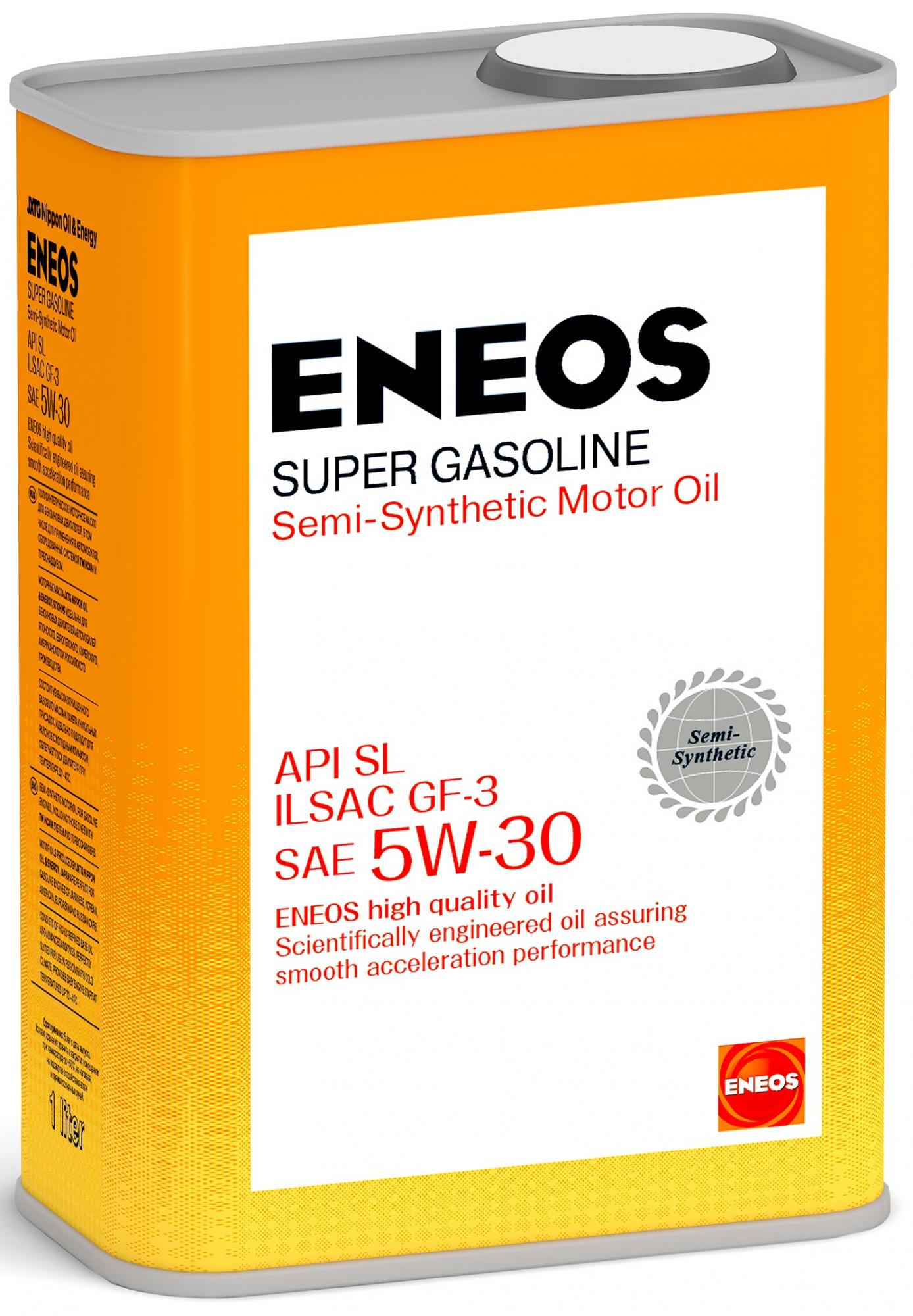 Моторное масло ENEOS Super Gasoline 5W30 SL GF-3, 1л