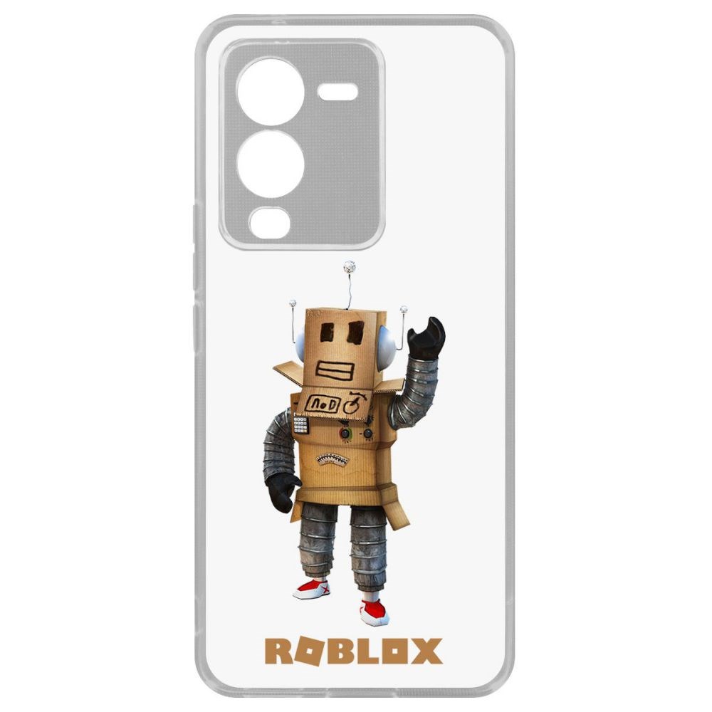 

Чехол-накладка Кейс Roblox-Мистер Робот для Vivo V25 Pro, Прозрачный