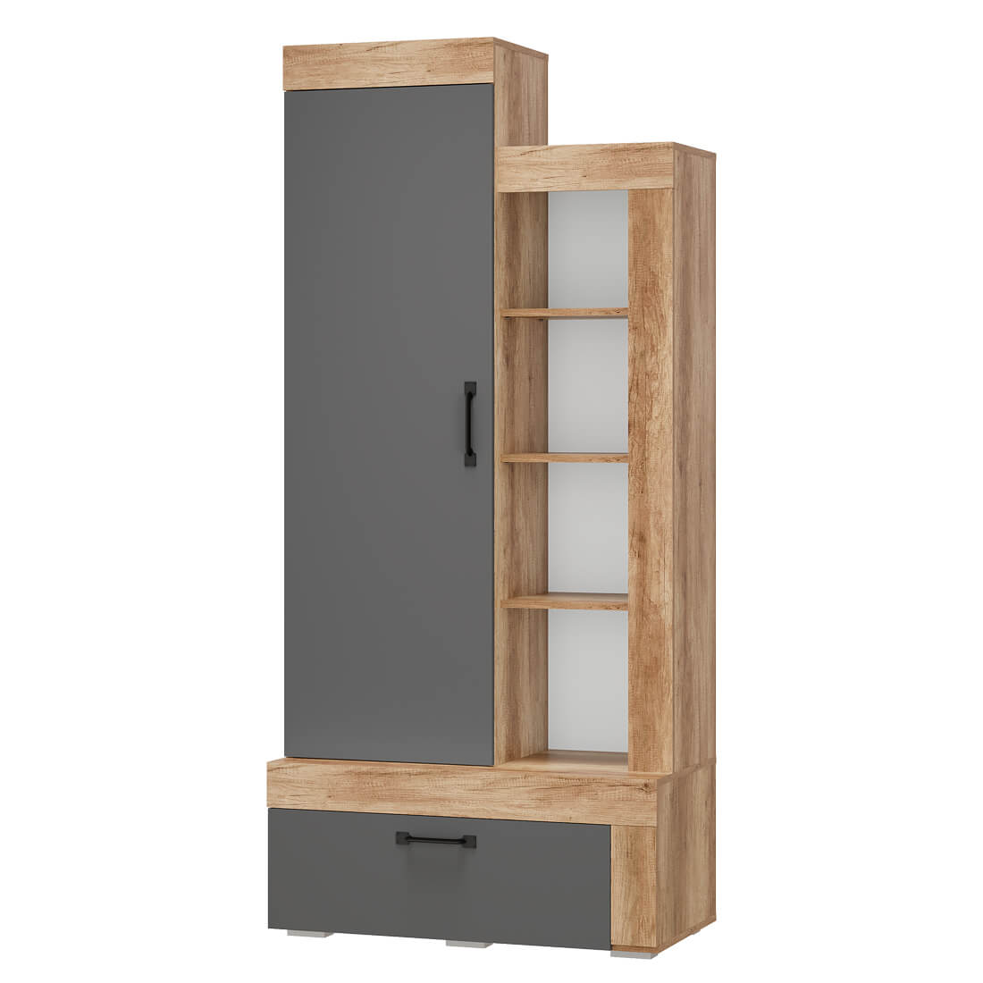 

Шкаф многофункциональный Прима ШК-18, Коричневый;серый, Прима