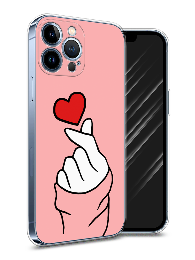 

Чехол Awog на Apple iPhone 13 Pro Max / Айфон 13 Pro Max "Милое сердечко", Разноцветный, 14450-7