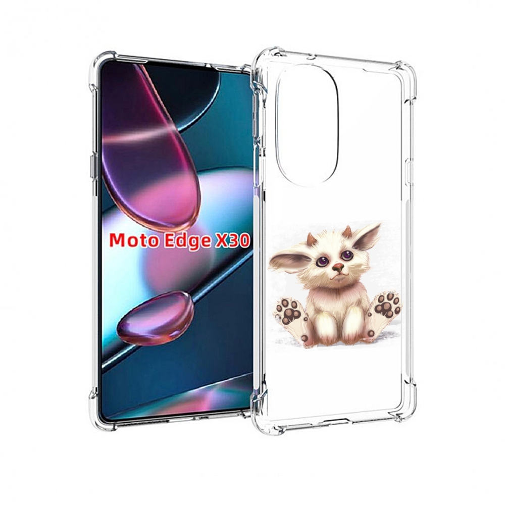 

Чехол MyPads Маленькое чудо детский для Motorola Moto Edge X30, Прозрачный, Tocco