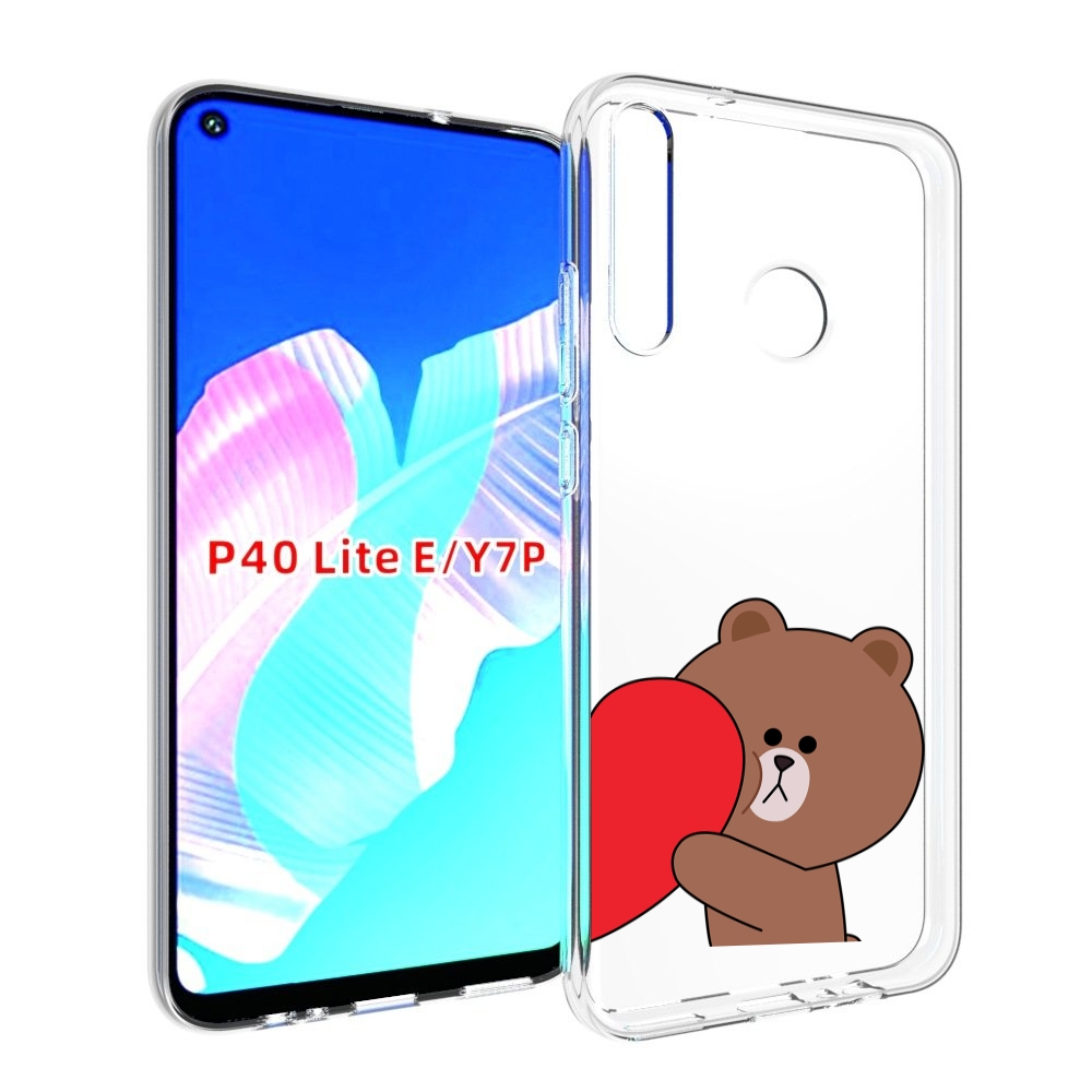 

Чехол бампер MyPads медвежонок детский для Huawei P40 Lite E, Прозрачный, Tocco