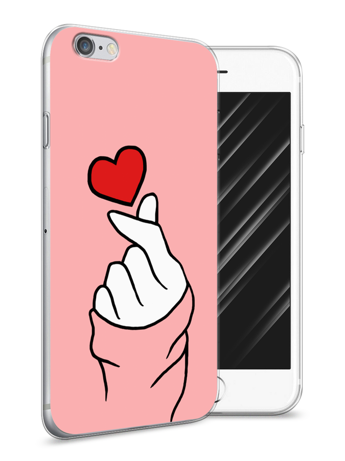 

Чехол Awog на Apple iPhone 6 / Айфон 6 "Милое сердечко", Разноцветный, 10450-7