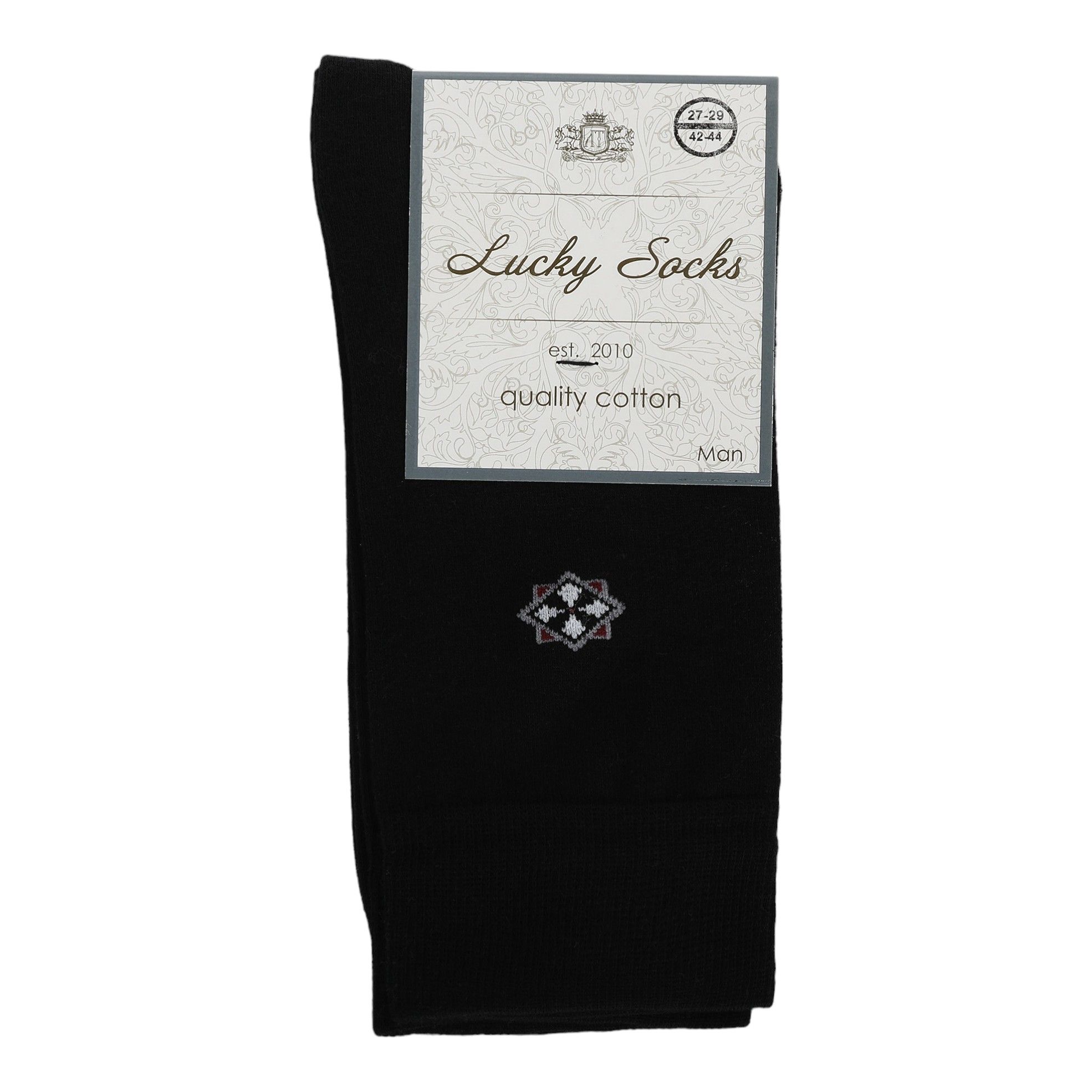 

Носки мужские Lucky Socks черные 25-27, Черный