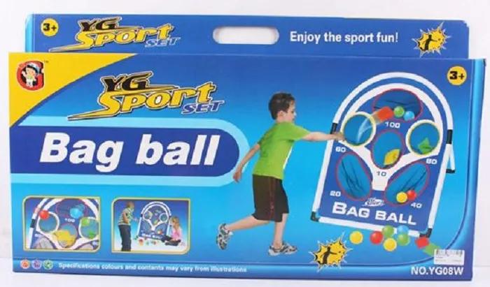 фото Игровой набор yg sport bag ball: мишень-стойка, мячики, 61х35х6см cosmodrome games
