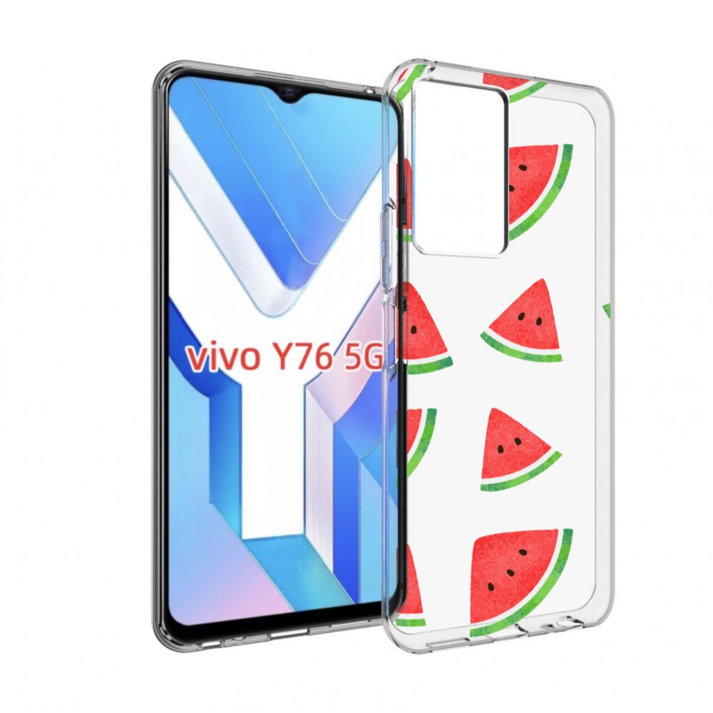 Чехол MyPads арбузики для Vivo Y76 5G
