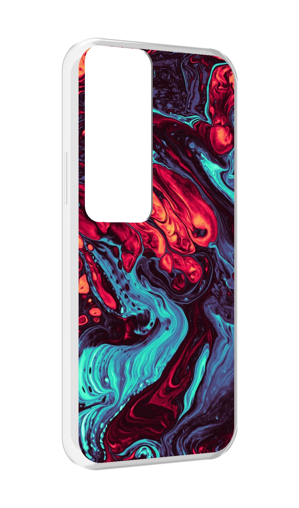 

Чехол MyPads разбавленная краска для Tecno Pova Neo 2, Прозрачный, Tocco