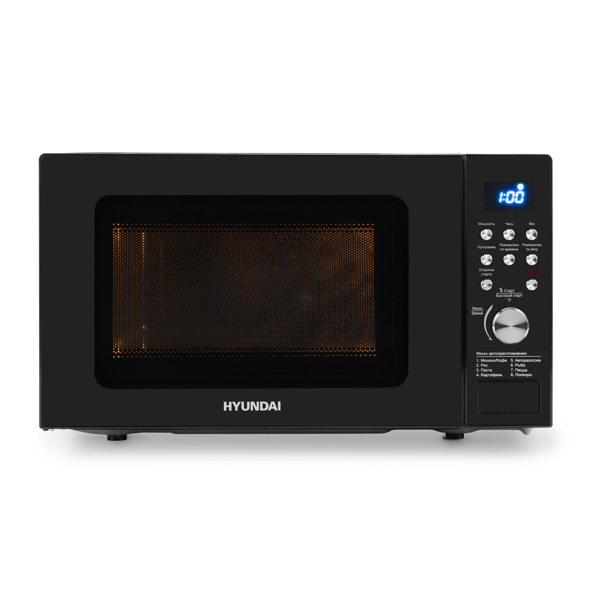 

Микроволновая печь соло HYUNDAI HYM-D3033 черный, HYM-D3033